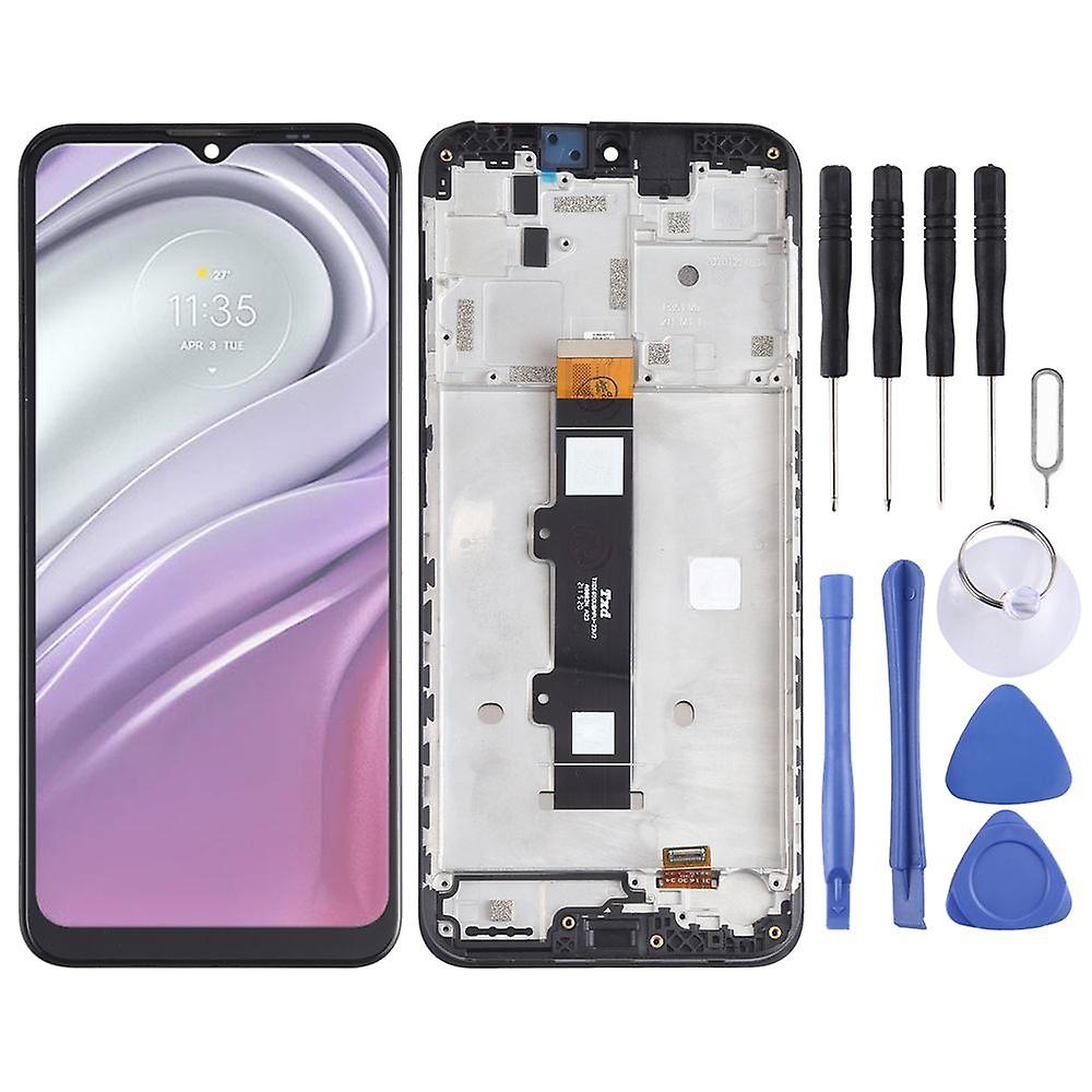 For Motorola Moto G20 XT2128-1 XT2128-2 Display Full OLED LCD with Frame Unit Touch Spare Part Repair Black