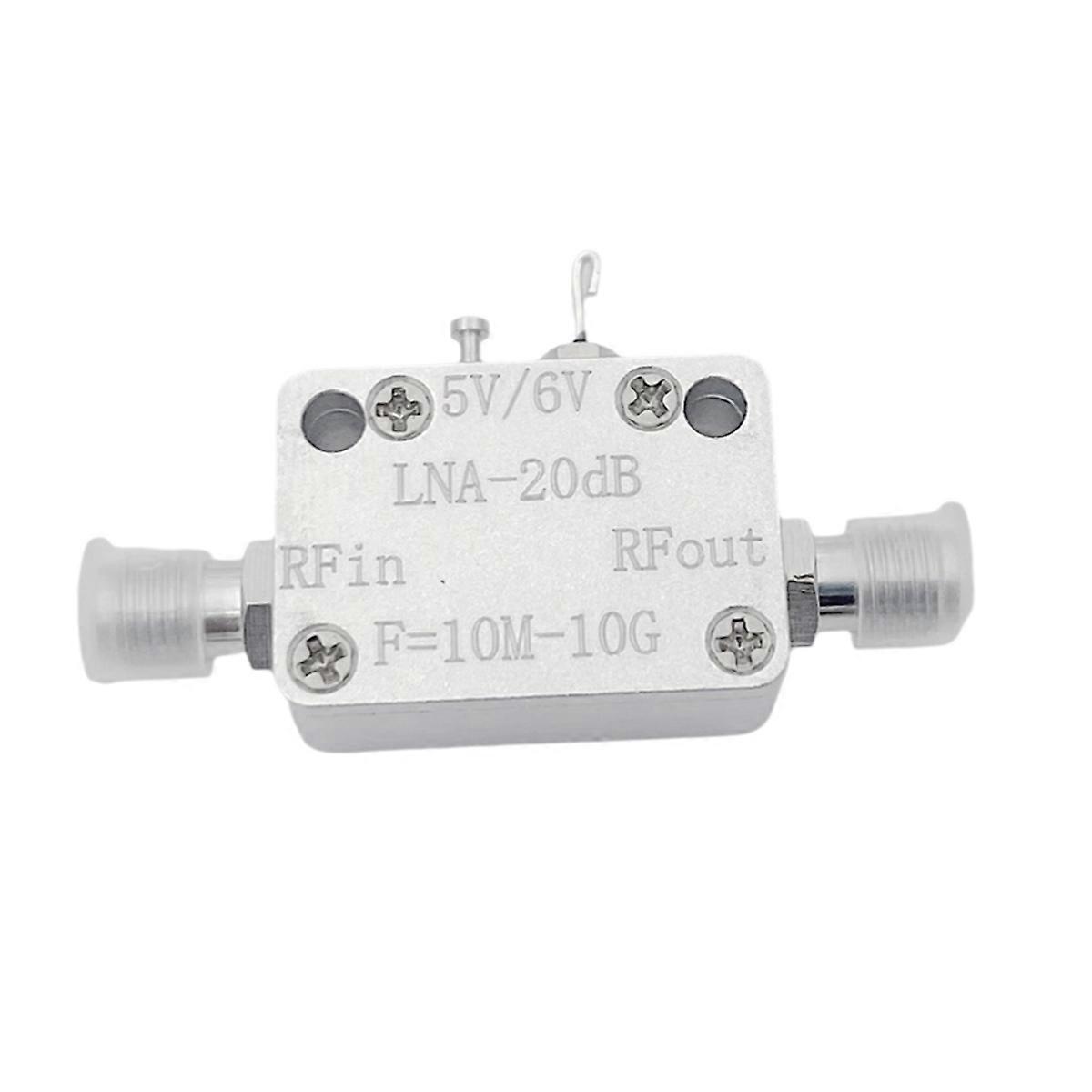 LNA RF Broadband Amplifier 10M-10G with Good Flatness P1dB=20dBm G=20dB Low Noise Output Amplifier