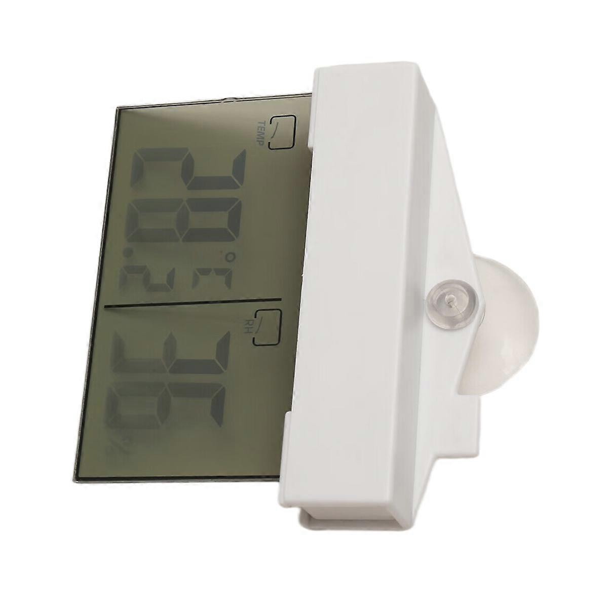 Digital Transparent Home Window Display Hygrometer Indoor Temperature