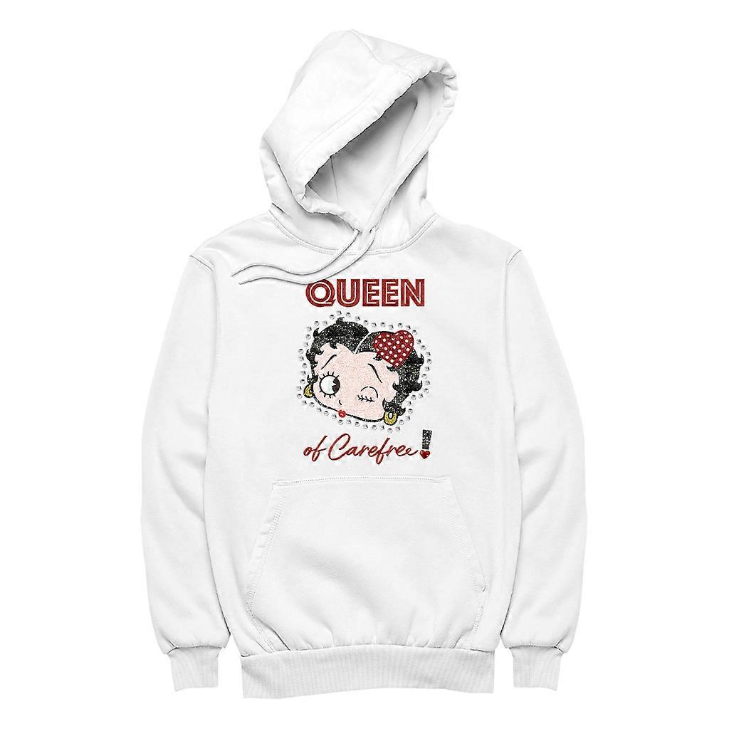 Betty Boop Queen Of Carefree! Women's Hooded Sweatshirt