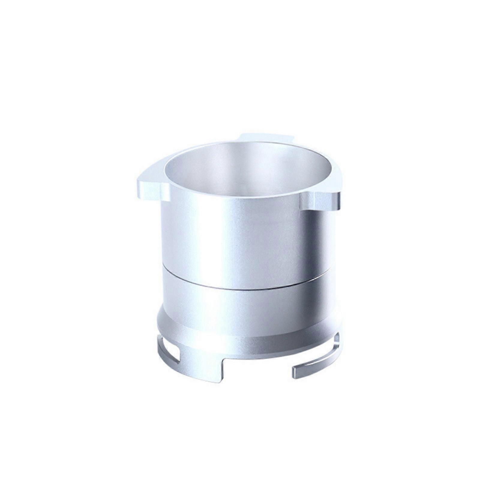 54mm Portafilter Accessory Coffee Dosing Rings Easy to Use Espresso Funnel Aluminum Alloy Texture for Espresso Machine Silver