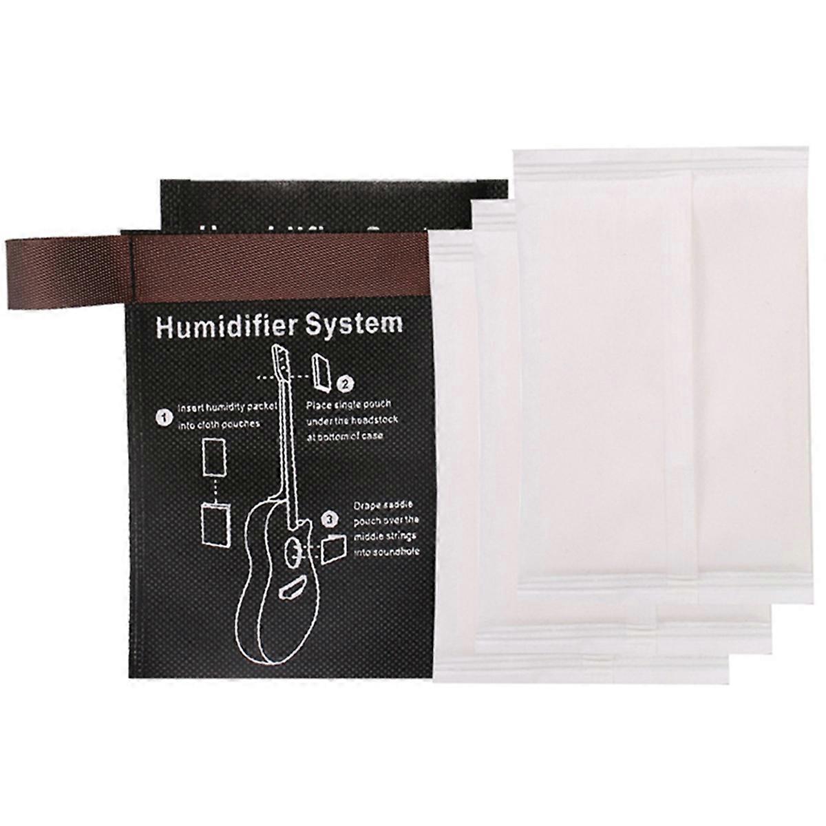 Gitarr Automatisk Luftfuktare Set Akustisk Gitarr Tvåvägs Luftfuktighet