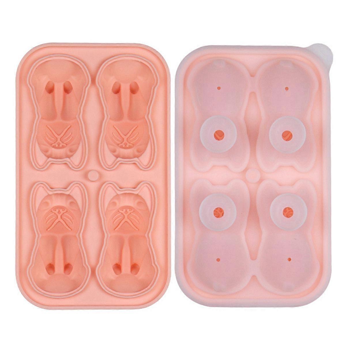 French Bulldog Ice-Cube Mold, Grey