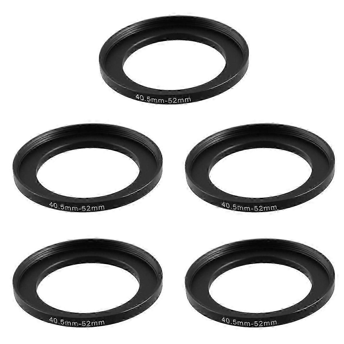 5X Replacement 40.5mm-52mm Metal Filter Step Up Ring Adapter for Camera