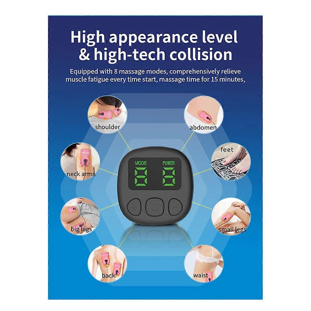8 Mode TENS&EMS Variable frequency pulse Digital Therapy Acupuncture