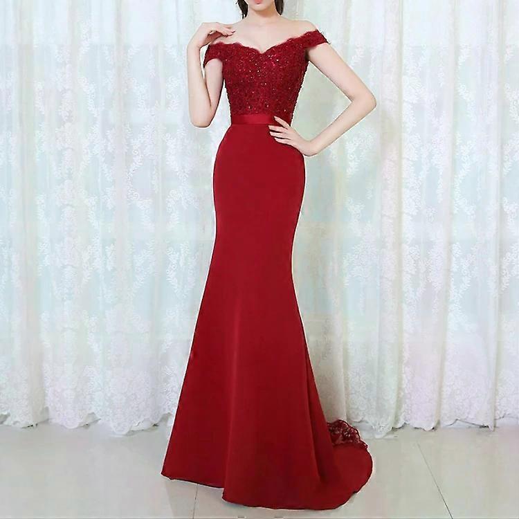 Mermaid Evening Dress-Elegant Long Prom Gown with Belt by