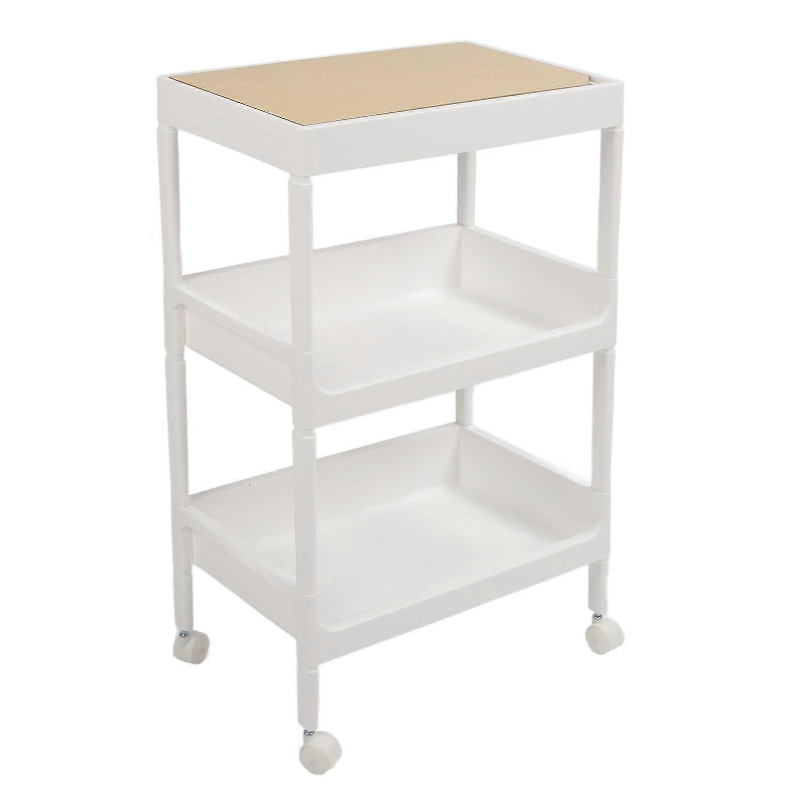 Slim Rolling Storage Cart for Bathroom Laundry Organization
