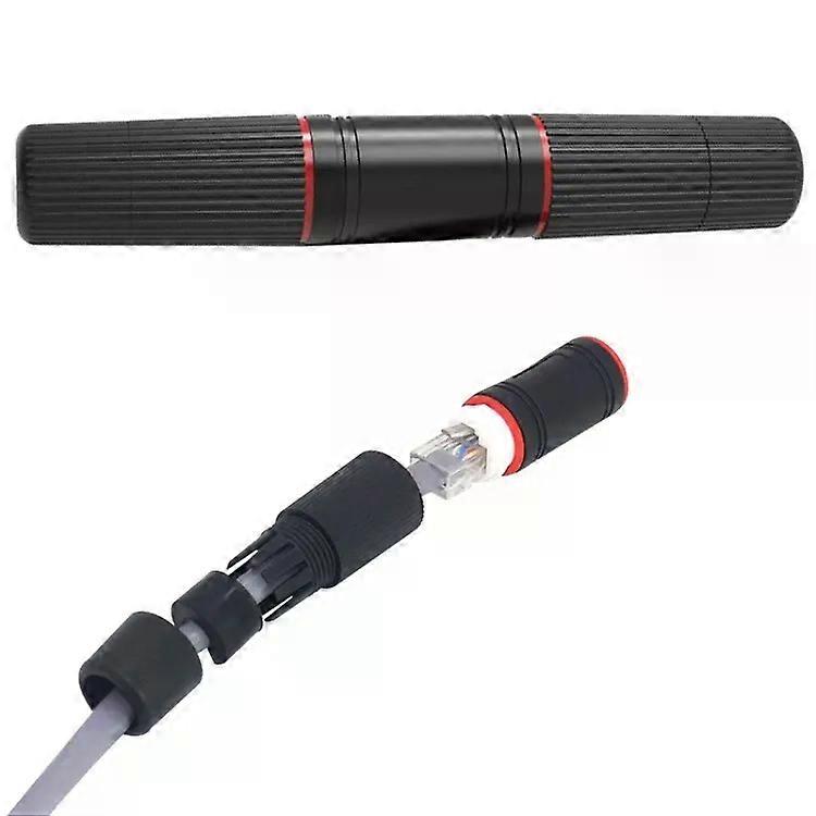 Outdoor Waterproof Network Cable Extension-YM-8821 Double Pass Connectors