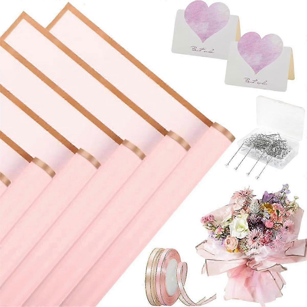 20 Sheets Flower Wrapping Paper, for DIY Craft & Gift Wrapping