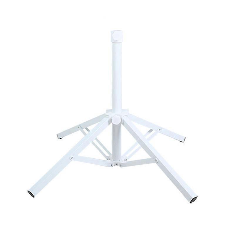 Folding Beach Umbrella Stand, Triangle Iron Support Base for Patio and Camping, Compatible with Large Sun Umbrellas