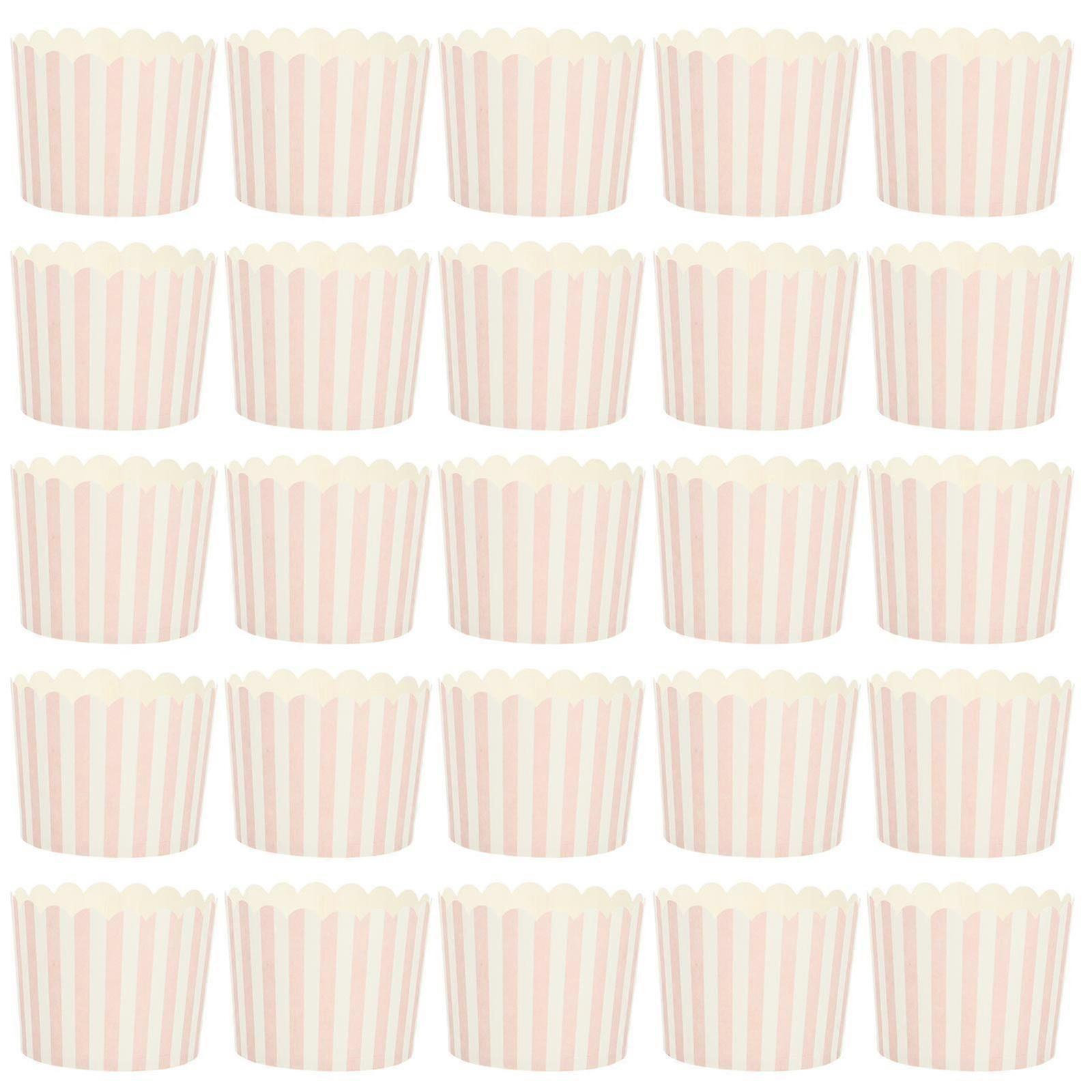 100 Adet Mini Muffin Kek Kağıt Bardaklar Kağıt Pişirme Kupası Kağıt Muffin Bardakları Muffin Gömlekleri Cupcake Muffin Kutuları