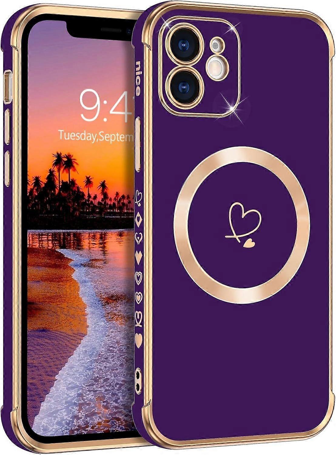 iPhone 13 Case [Magsafe Compatible], Purple