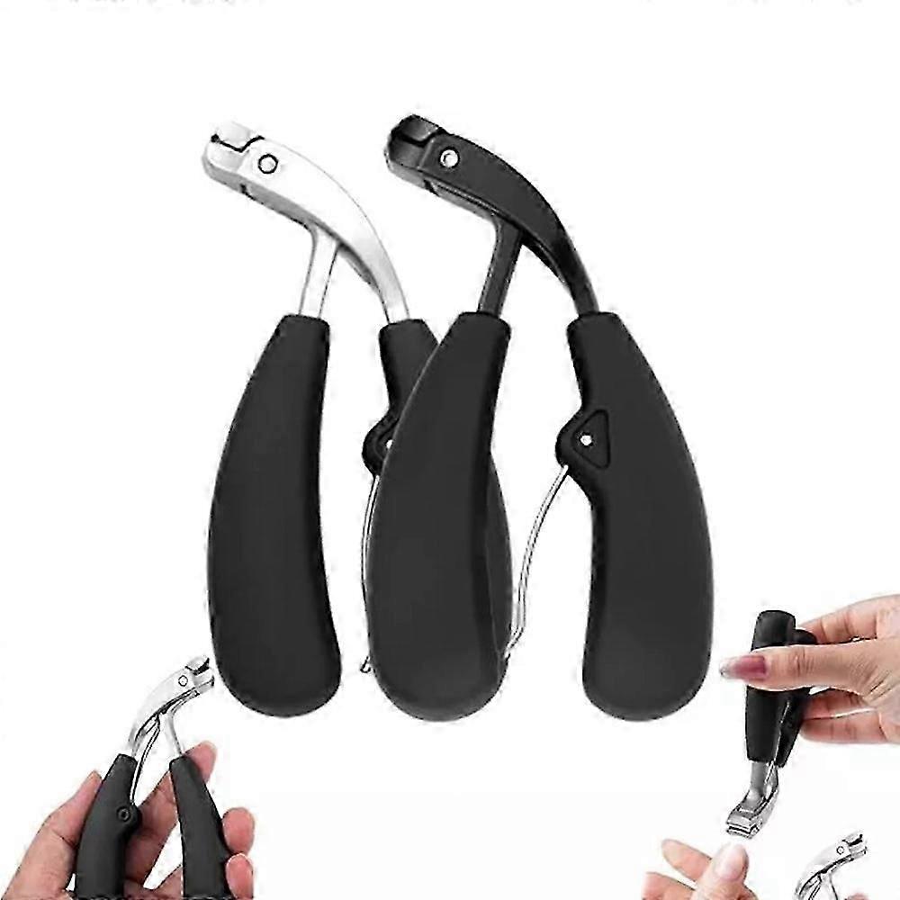 Sherum Clipmaster Pro, cortador de unhas grosso e ergonômico com cabeça angular para idosos