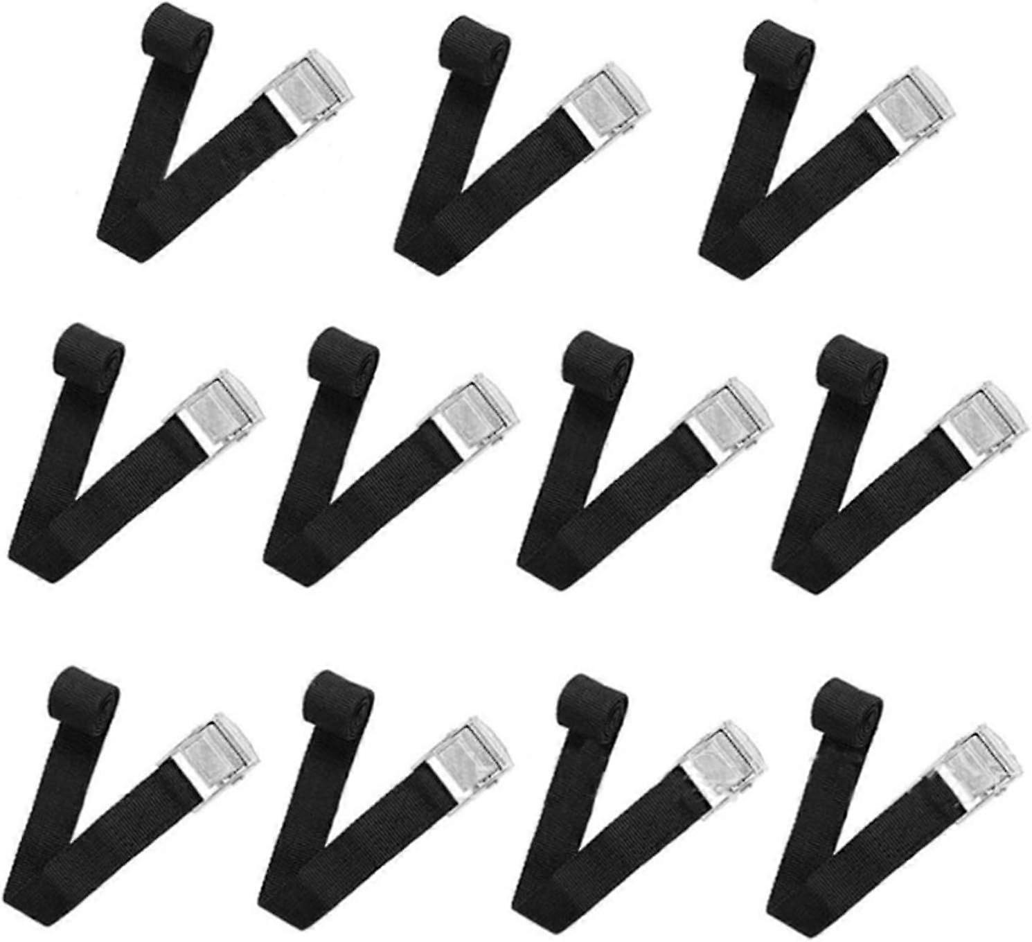 11 PCS Lashing Strap 2*40CM Bicycle Carrier Strap Tightening Strap Fixing Strap with Adjustable Buckle for Bicycle Carrier Motorcycle Car Maximum Load