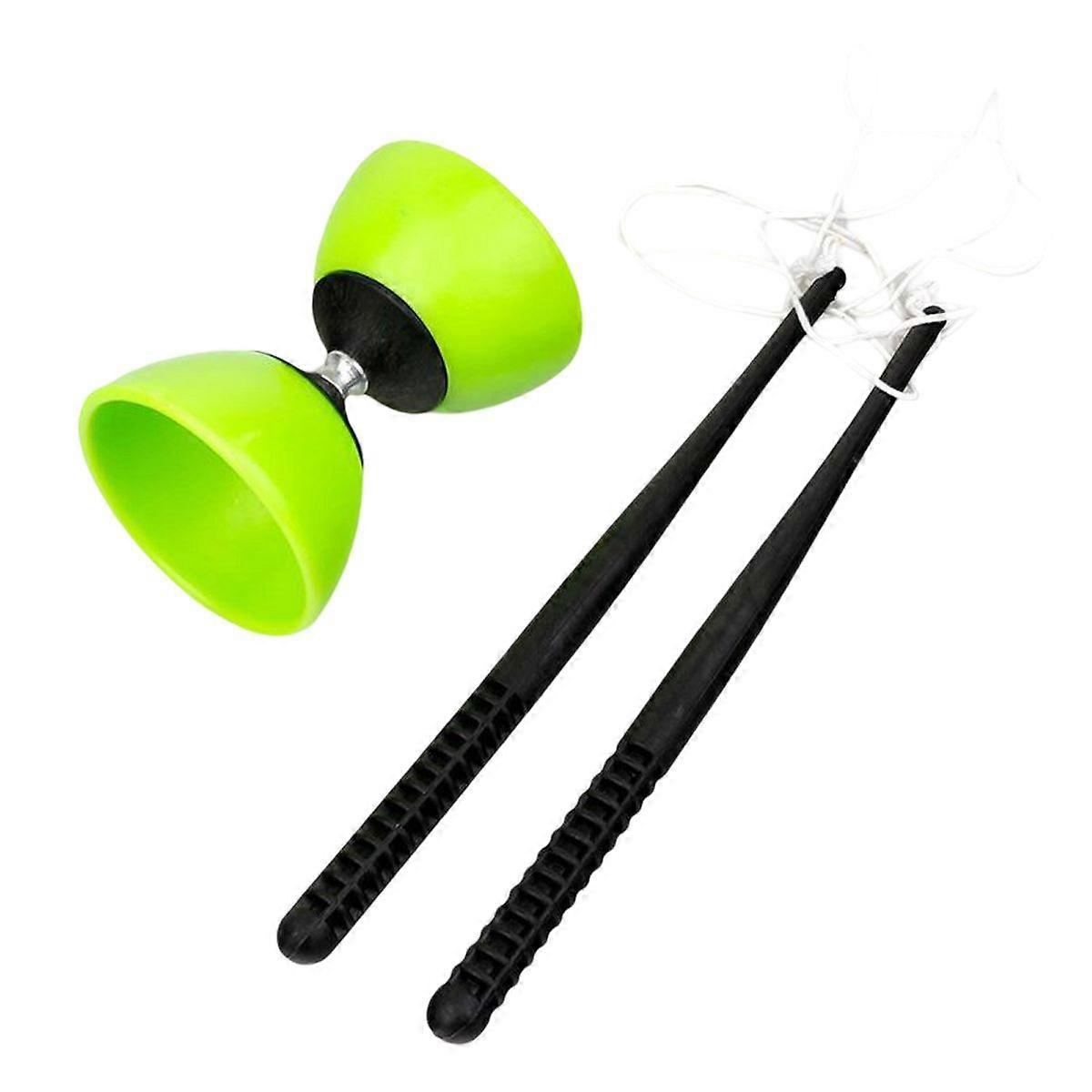 Double Sound Bowl Diabolo Set Chinese Yoyo with Sticks and String
