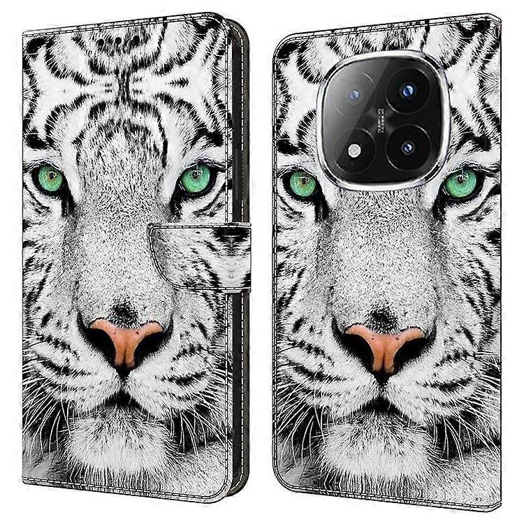 For Xiaomi Redmi Note 14 Pro+(Plus) 5G Case with Card Slot Pattern Printed TPU+PU Leather Flip Phone Cover