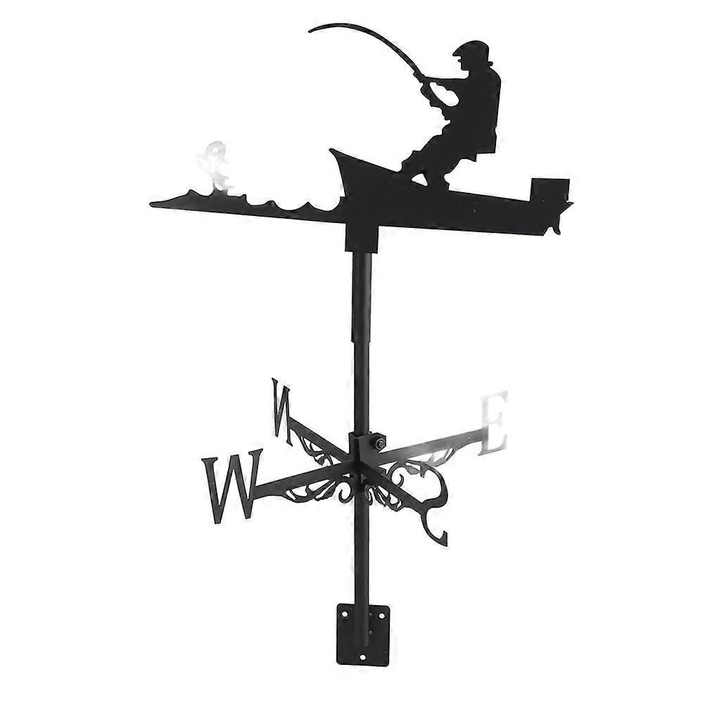 Girouette en acier inoxydable, durable, style rétro, pour jardin, scène de ferme, piquet, outils de mesure professionnels