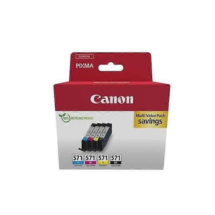 Multipack Tintenpatronen - CANON - CLI-571 Schwarz/Cyan/Magenta/Gelb