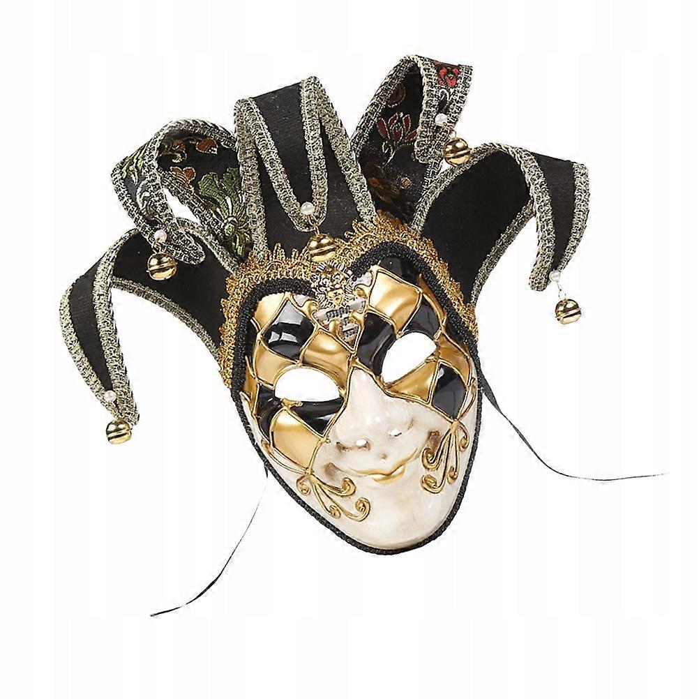 Maschera facciale in plastica nera