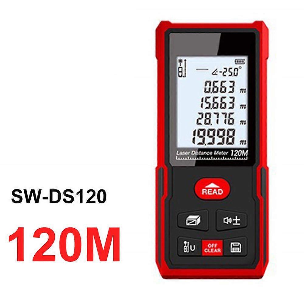 Duckbubu laser distance meter 40M 60M 80M 100M rangefinder trena laser tape range finder build measure device ruler test tools