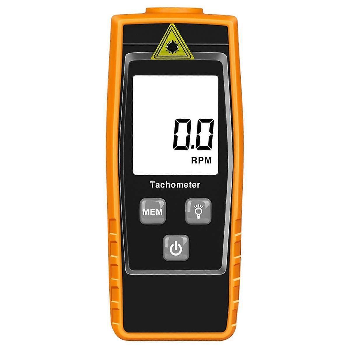 Photoelectric Non-Contact Tachometer Digital Tachometer Tach Meter Tester Measuring Range 2.5-99999RPM LCD Display
