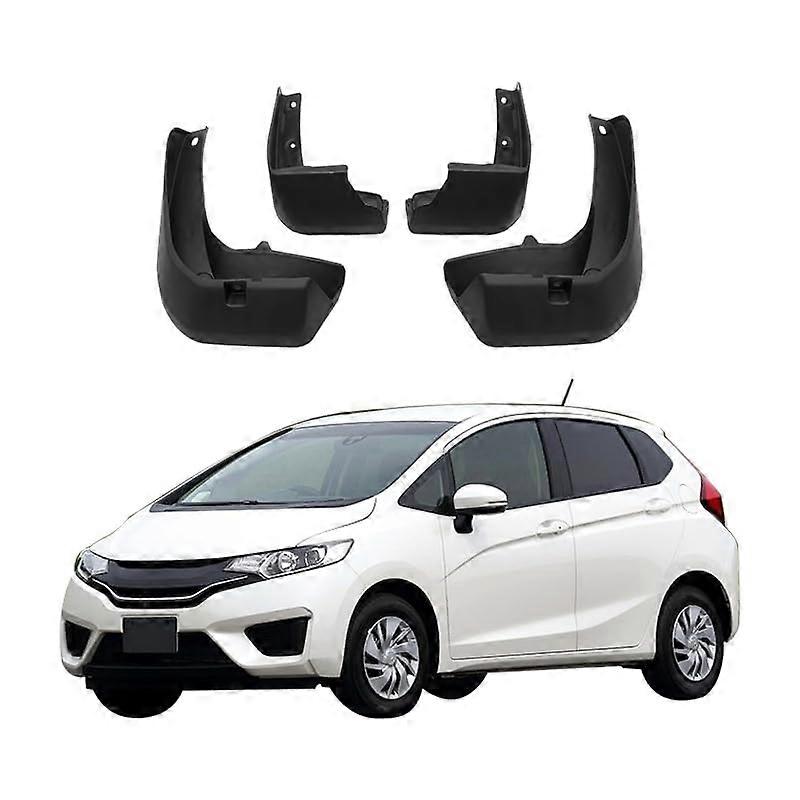 Mudflaps Splash Guards Mudguards for Honda Fit Jazz GK5 MK3 2014-2017 All-Weather Durable Protection