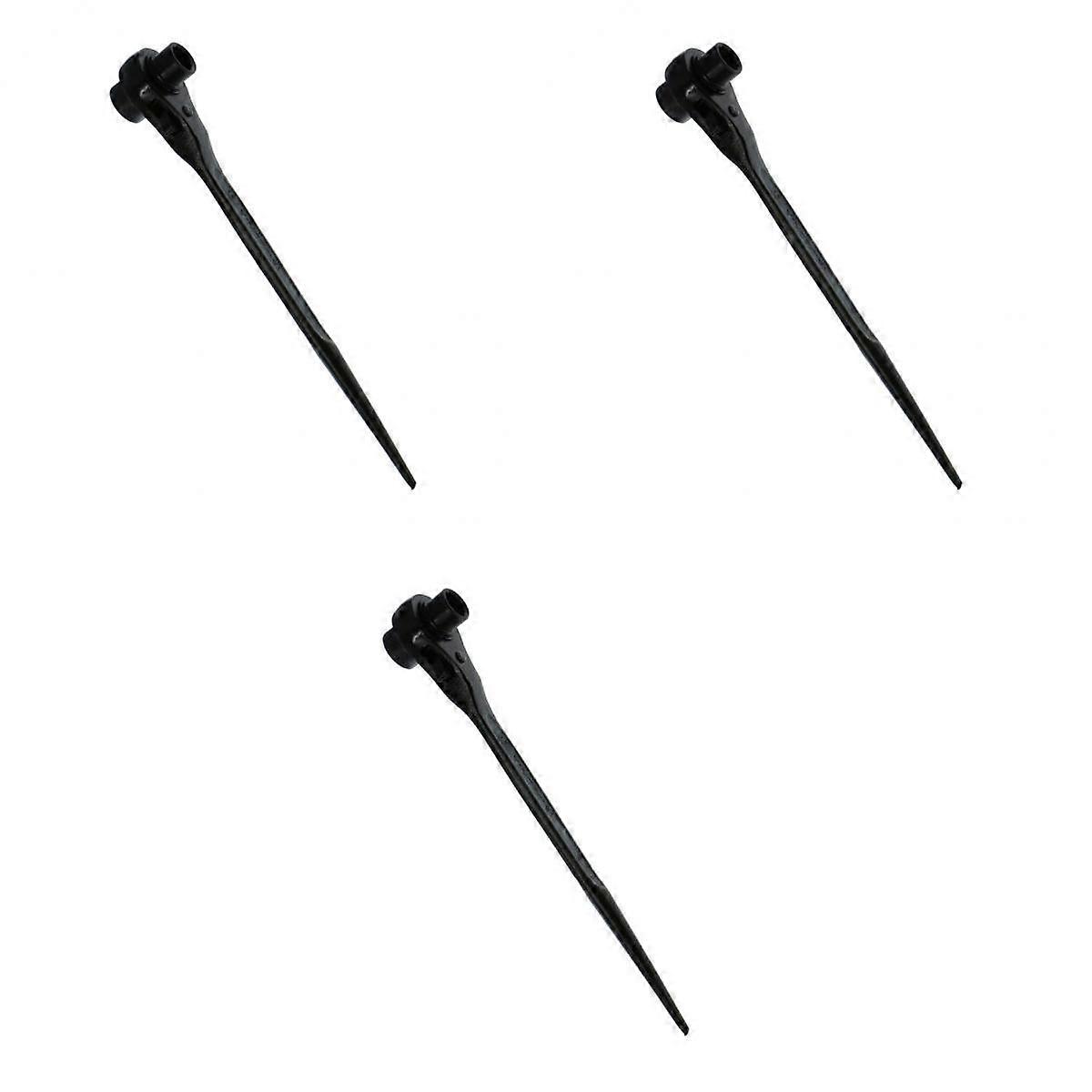 3PCS Scaffolding Scaffold Podger Ratchet Spanner Ratcheting