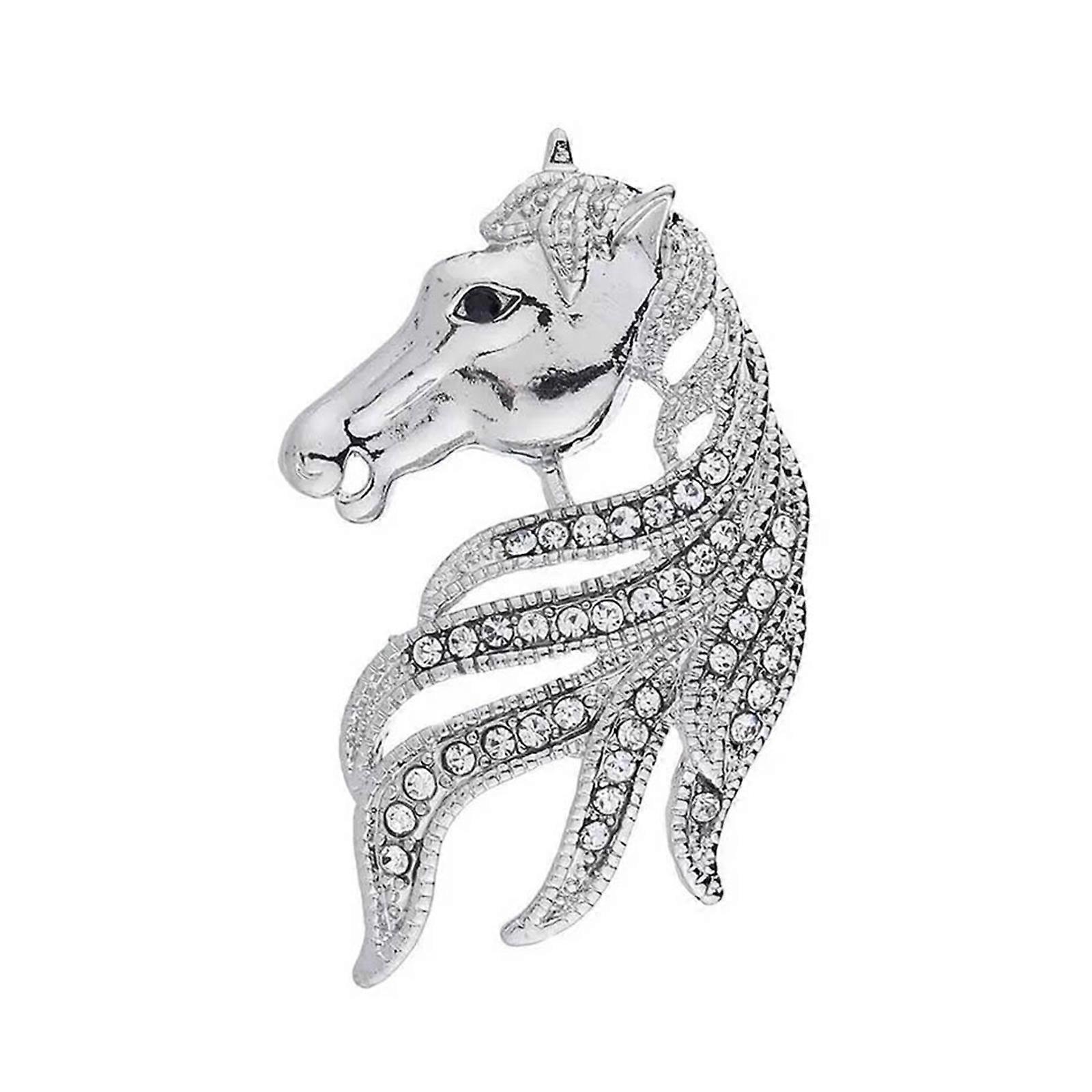 Zodiacs Themed Equestrian Chest Pin Premium Alloy Craftsmanship Badge Timeless Addition To Modern Women’s Style