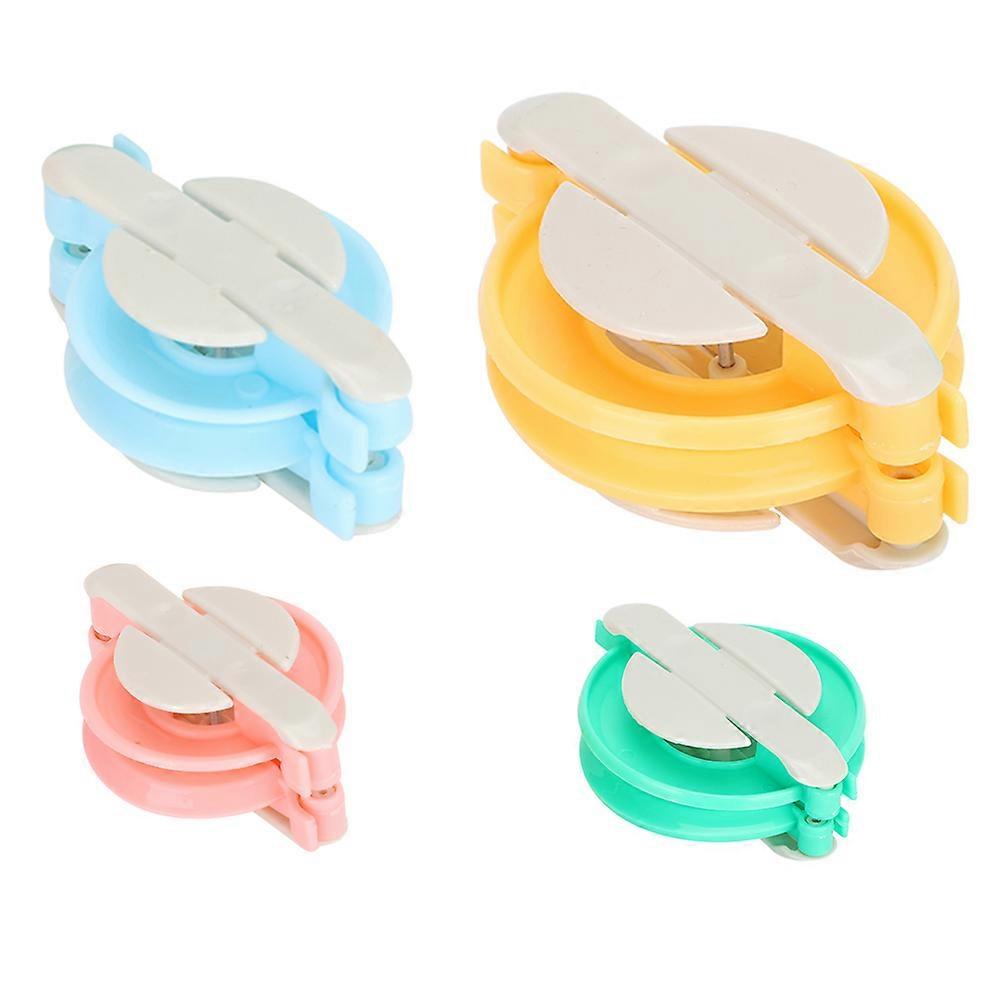 4 Sizes Pompom Maker Plastic DIY Fluff Ball Weaving Needlework Knitting Tools Set