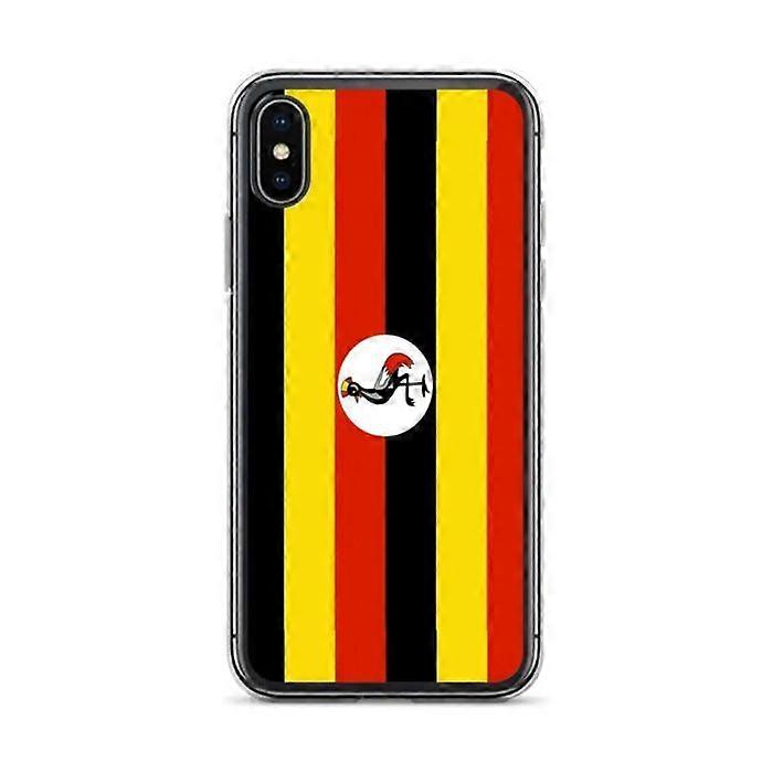 Uganda Flag Phone Case - iPhone X