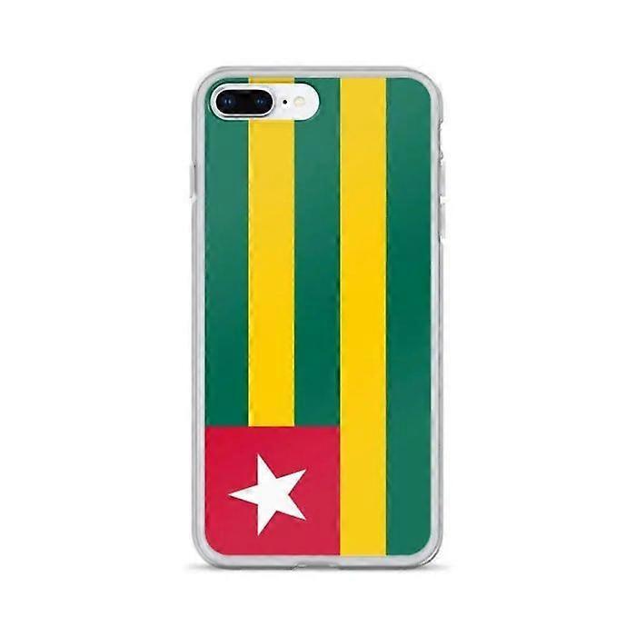 iPhone Case - Togo Flag - Flexible - Multicolor - Compatible with iPhone 7 Plus
