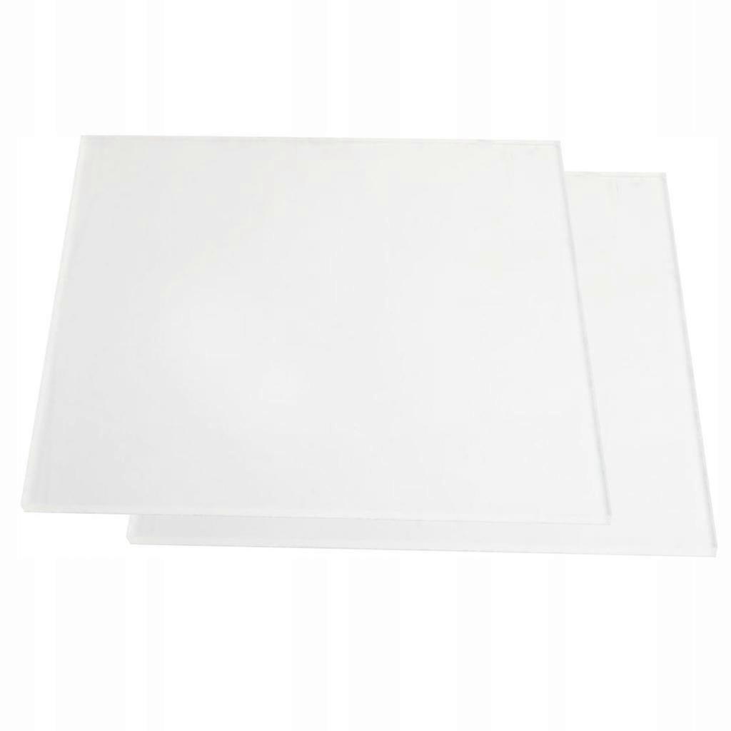 2x Thick Clear Acrylic Plexiglass Sheet. Transparent Plexiglass Panel