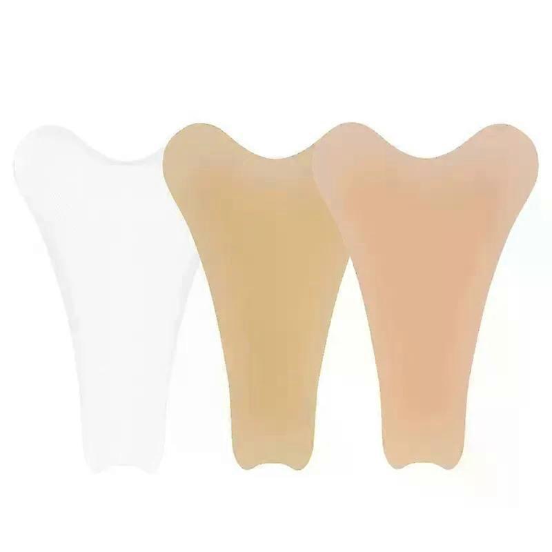 Lot de 3 cache-orteils en silicone en forme de Y pour femme, cache-orteils en silicone pour maillot de bain, cache-sous-vêtements sans couture pour la natation