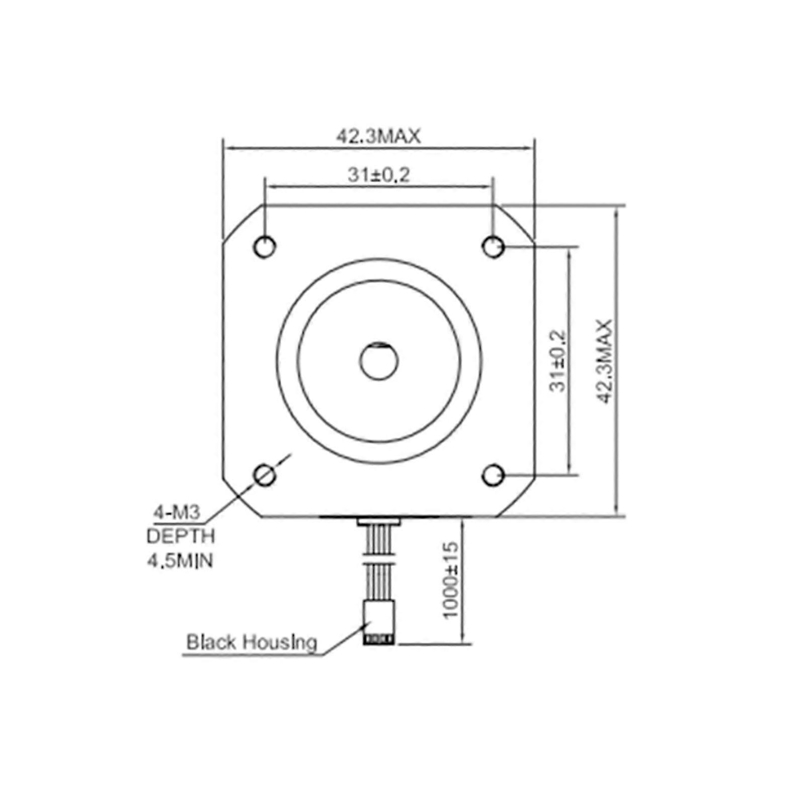 7PCS Stepper μηχανών εξαρτήσεων μηχανών LDO NEMA17 μηχανή 17HS19-2004S 17HS08-1004S 3D stepper εκτυπωτών για το σύνολο βηματικών μηχανών Voron 2.4