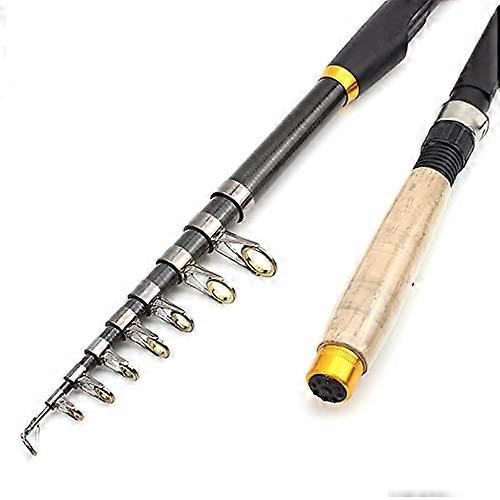 carbon spinning fishing rod 1.8 M3.6 M (Size:1.8 m)