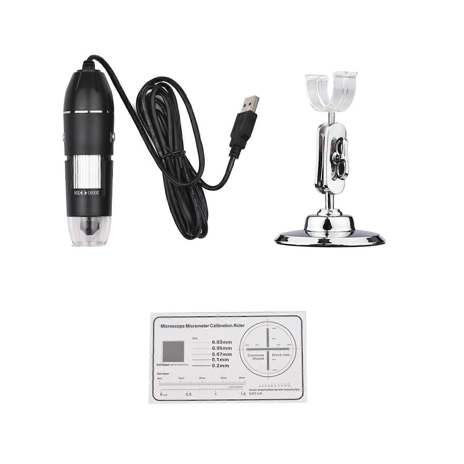 1600X USB Mini Microscope - Portable Digital Magnifier for Insect & Circuit Observation