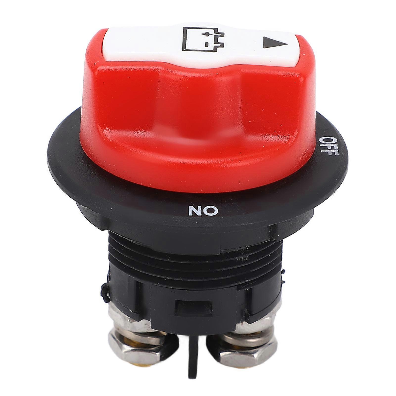 Battery Disconnect Switch, 100A 12-32V Battery Power Cutoff Switch, Master Battery Kill Switch Shut Off Isolator Switch for Boat Car RV ATV UTV