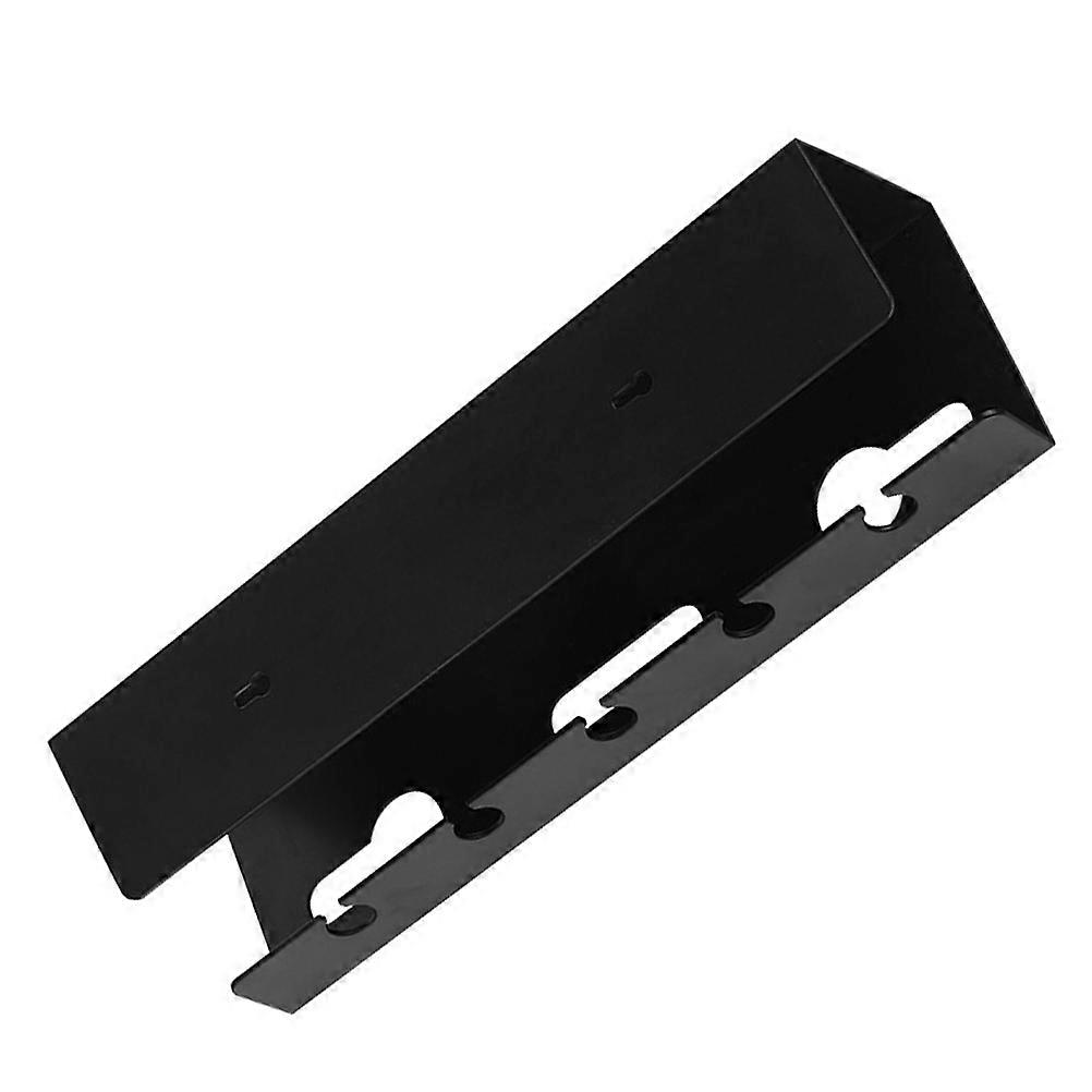 Black Under Desk Cord Organizer for Storage with Cable Management Tray