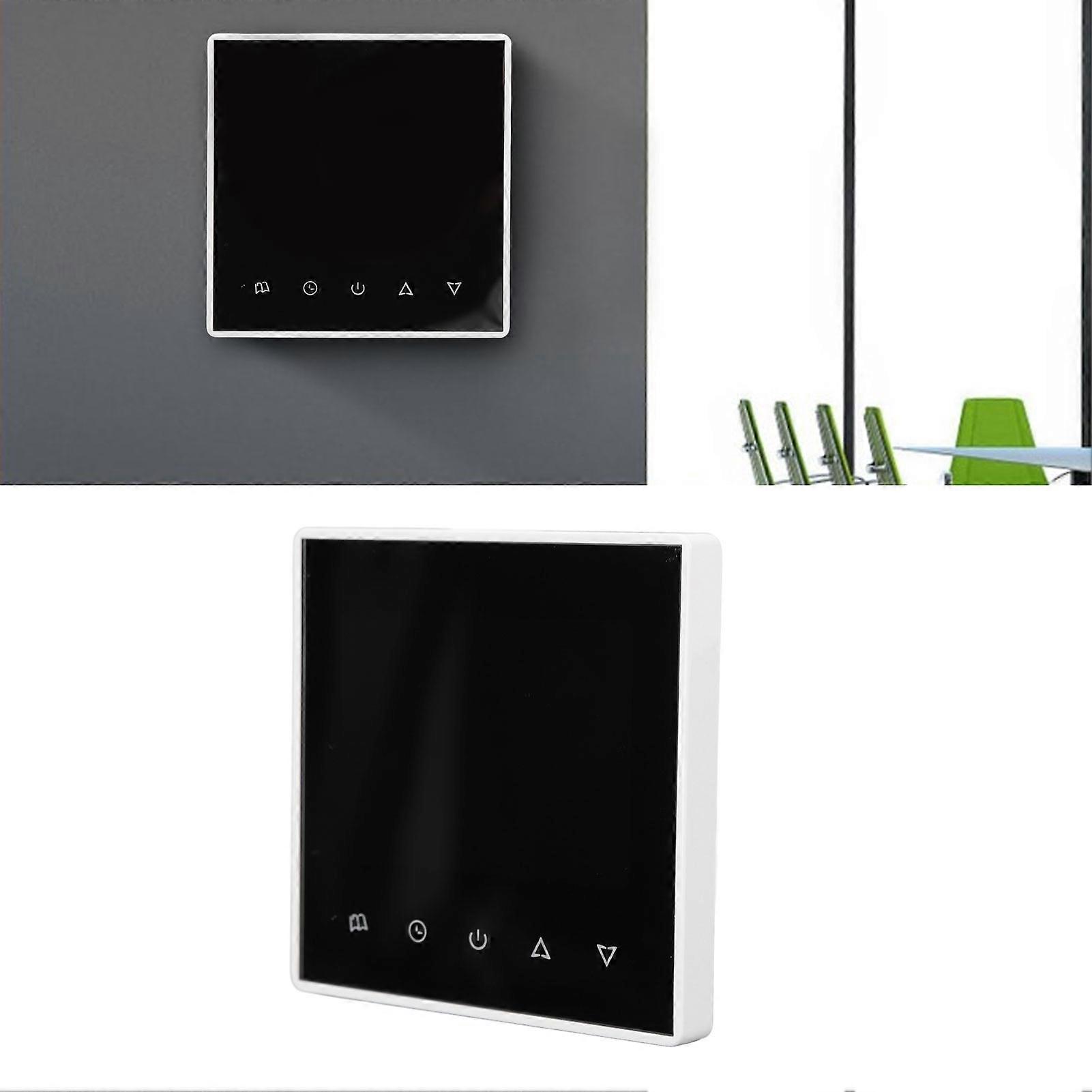 Home Thermostat with LCD Screen 16A Memory Function 5 to 45 Degrees Centigrade Temperature Controller Digital Smart Thermostat 