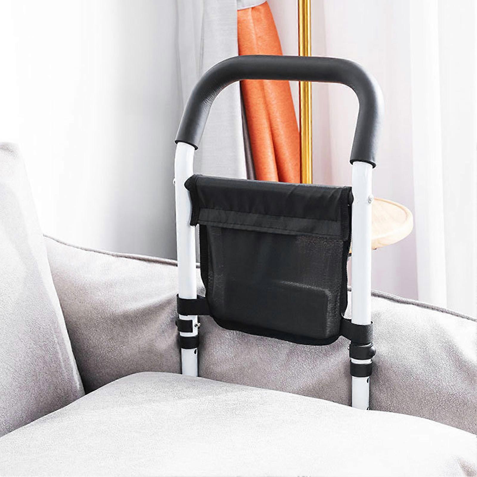 Adjustable Bed Aid Rail 136kg Load 450-610mm Height Support