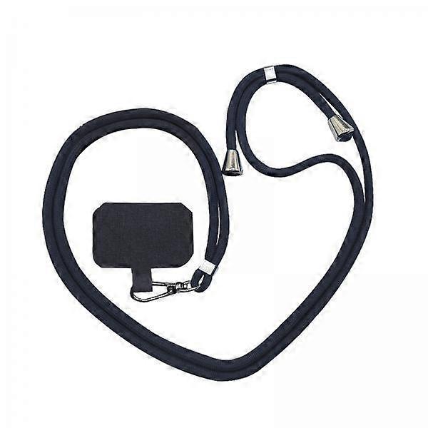 5-6pack Detachable Adjustable Mobile Phone Lanyard Neck Strap Dark Grey