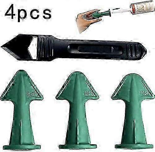 4-Piece Set of Shovel Glue Scraper, Glass Gluer, Angle Scraper, Attractive Sewing Tool, Internal Corner Scraper for Various Brands