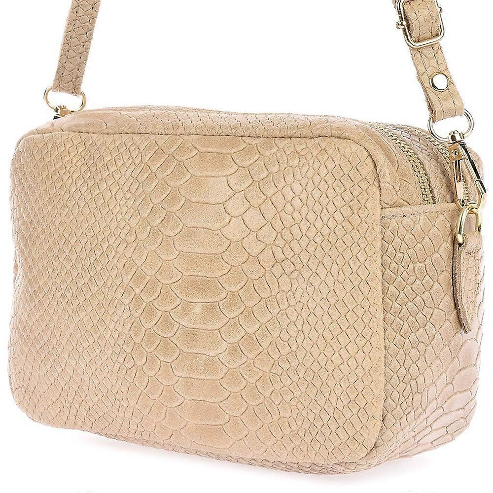 Handbags Vera Pelle krap12beige