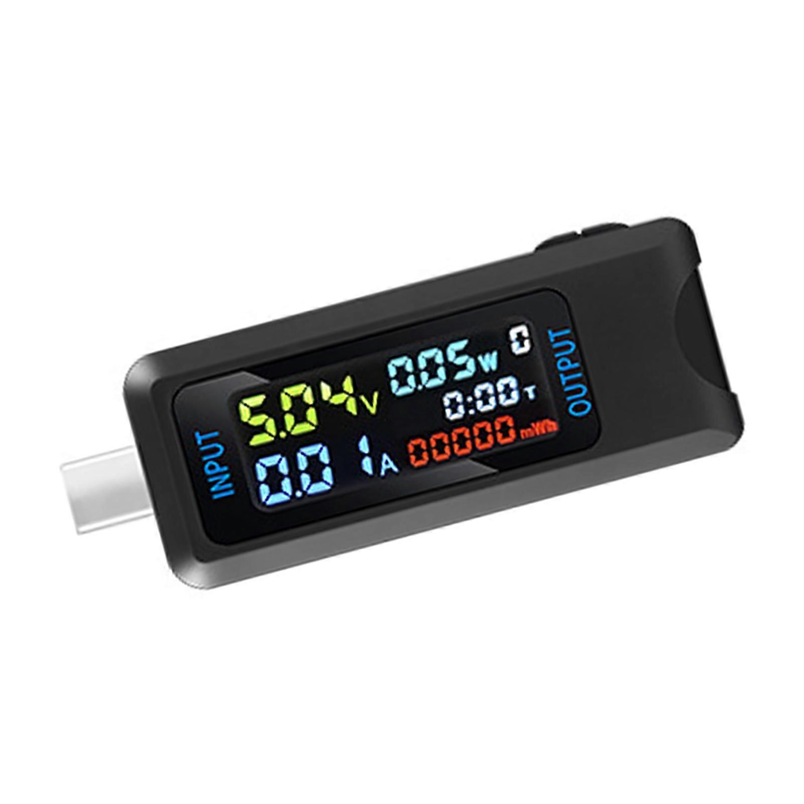 Multi-function USB Voltage Current Test Meter Digital IPS Display Capacity Tester Power Tester Digital Voltmeter Electrical Appliances Detection Devi