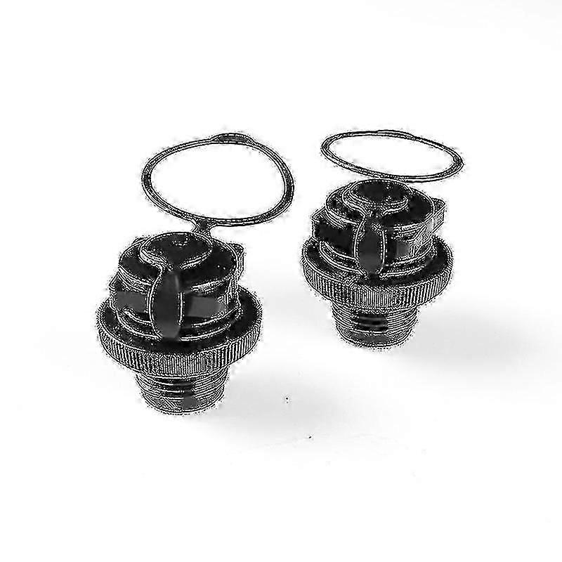 BestwayベガスプレミアムマイアミP20250110889用レイZスパエアキャップスクリューバルブ - 2個ブラック