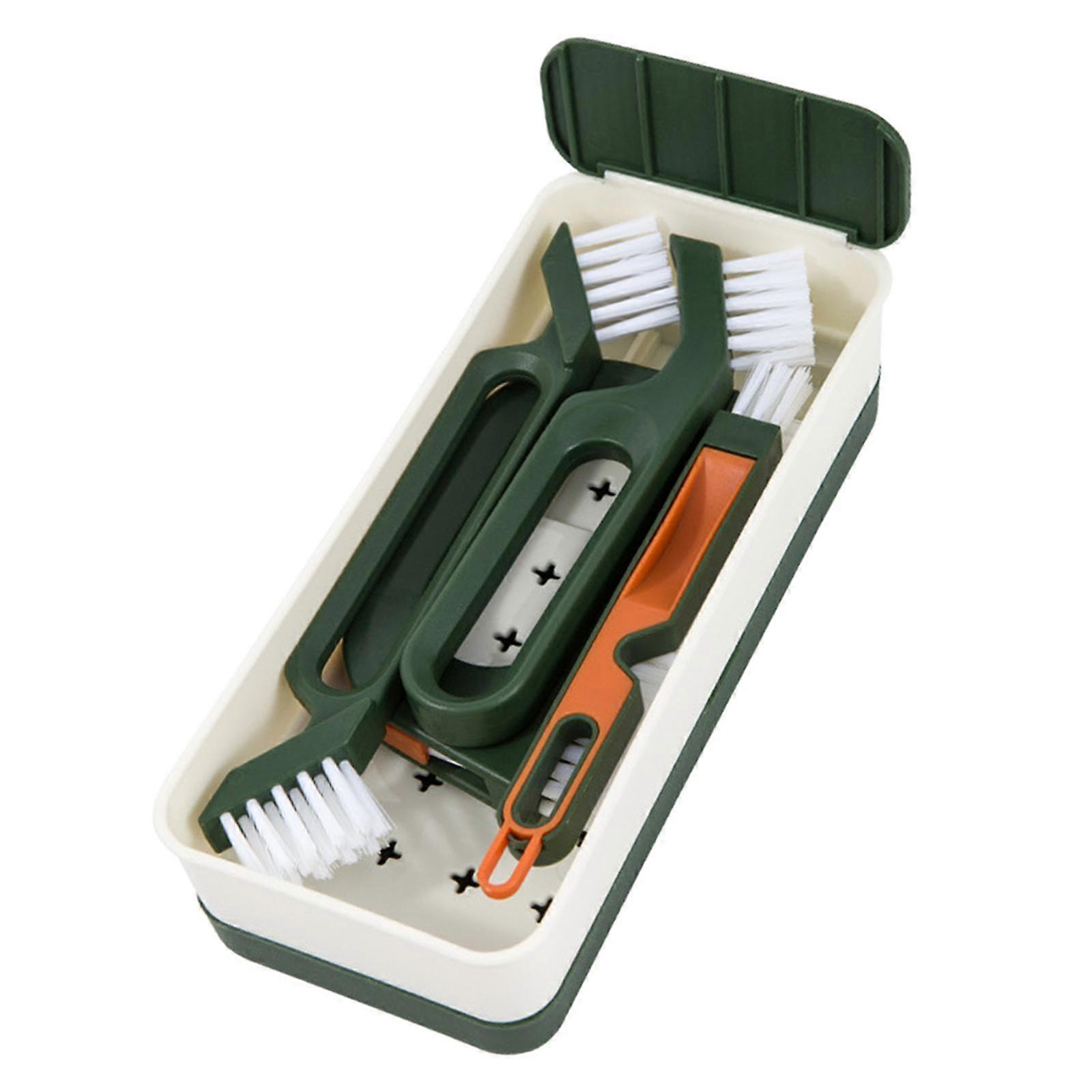 Household Cleaning Brushes Multifunctional Green