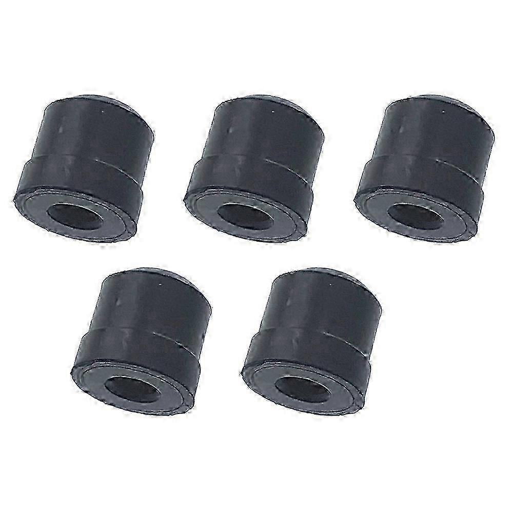 5pcs Rubber End Cover for Trombone Slides - Slip-On Design, 4mm Hole, Cushioned Valve for Quiet Play