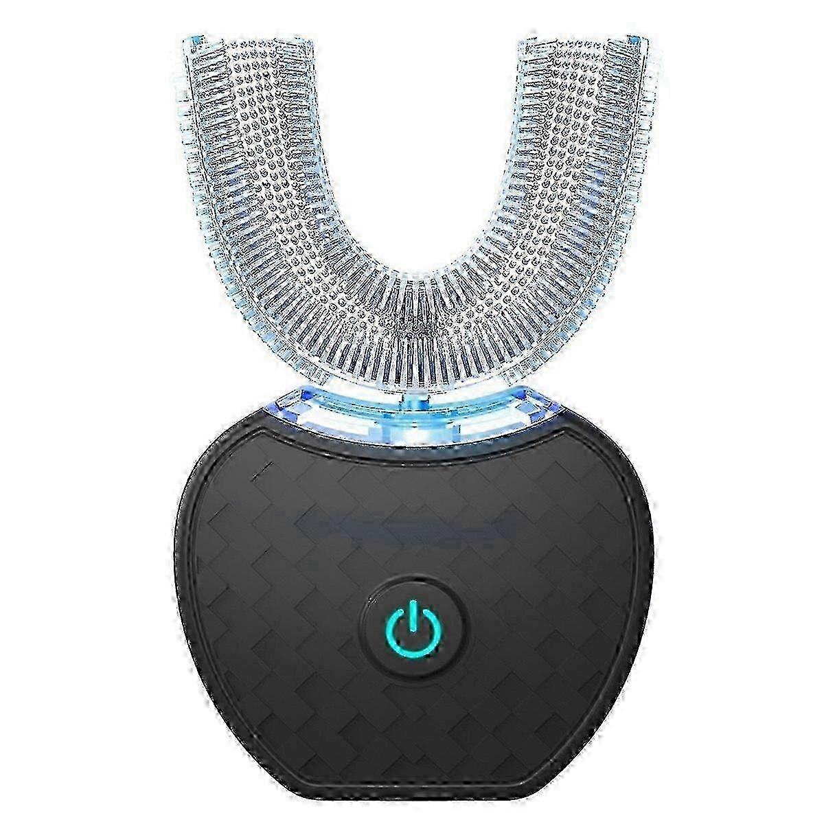 Ultrasonic Electric Toothbrush, Smart Automatic Toothbrush U-Shape Full Mouth 360 Degree Clean Teeth Whitening & Gum Care