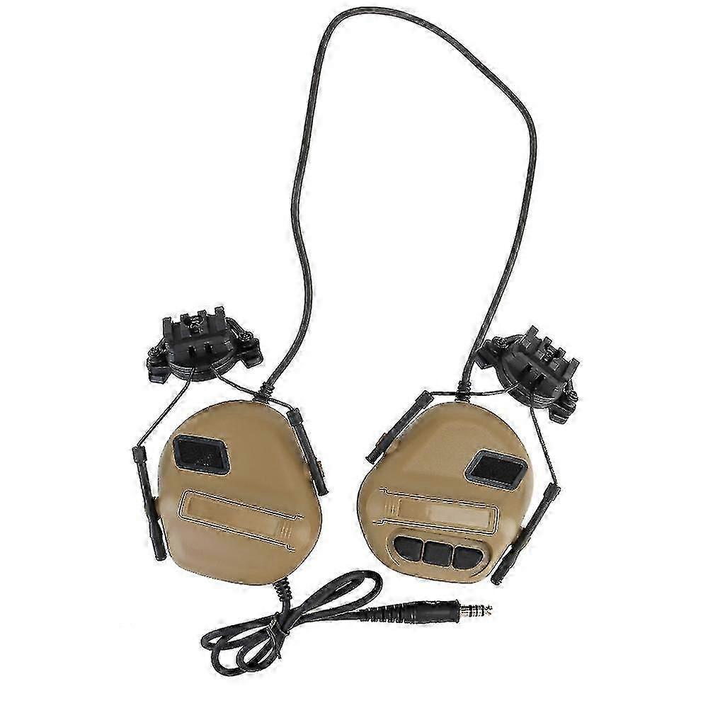 Adjustable Communication Headphones and Hearing Protection Earmuffs for Use with Helmets, 360-Degree Fit for Enhanced Safety