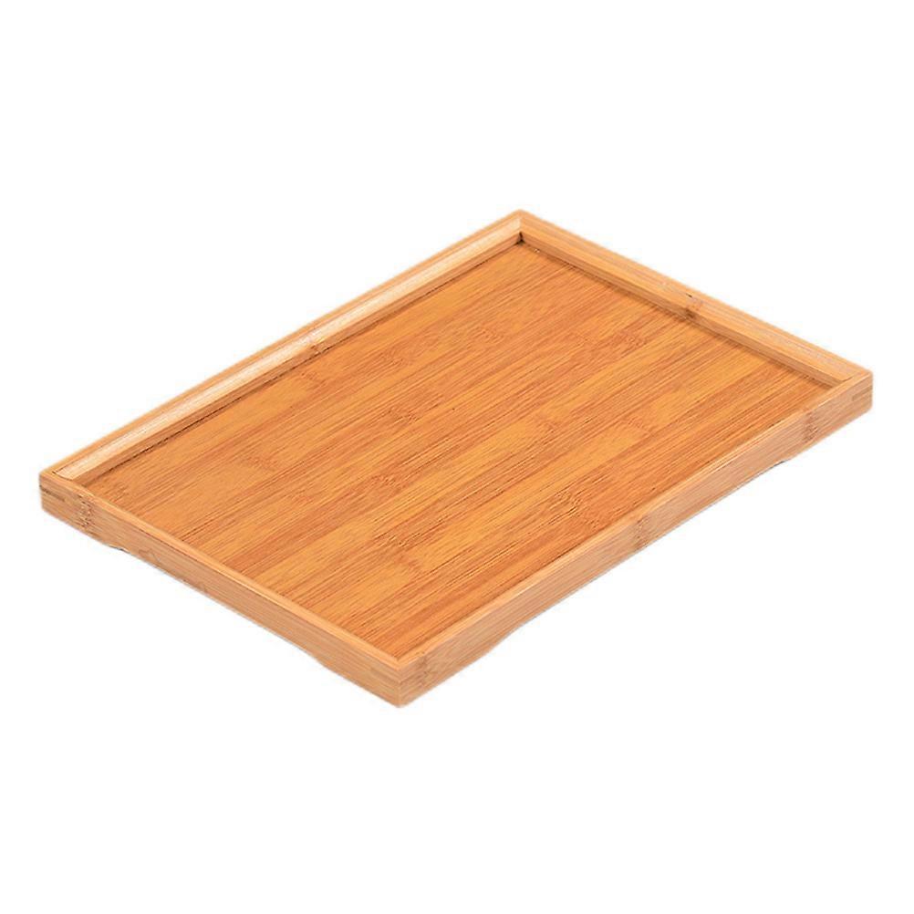 Tea Table Tray Japanese Style Serving Tray Home Use Rectangular Storage 1Pack